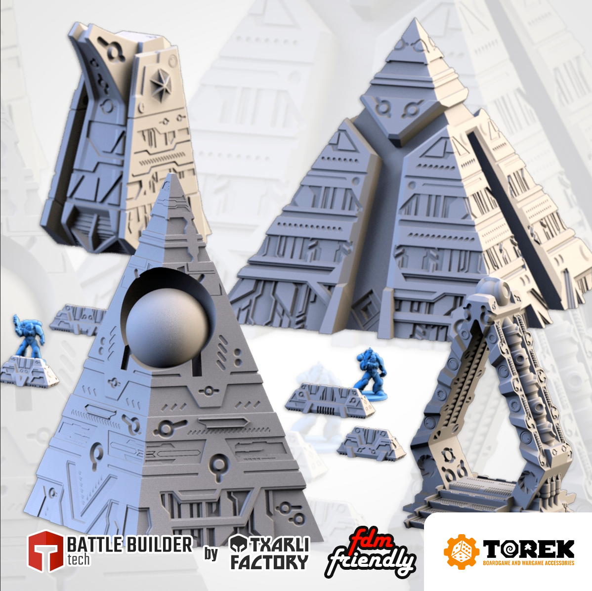 Pyramides Xenos (8 models) - Xenos Pyramids