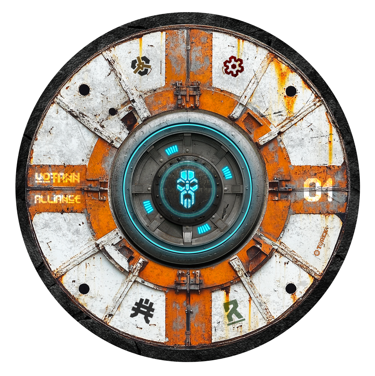 Gabarits d'objectifs /  target templates - Inspiration VOTANN for WARHAMMER 40000 ® Compatible
