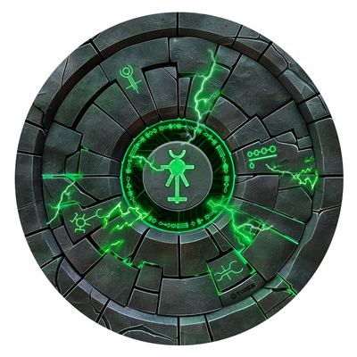 Gabarits d'objectifs /  target templates - Inspiration NECRON for WARHAMMER 40000 ® Compatible