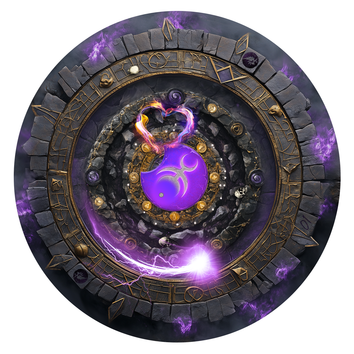 Gabarits d'objectifs /  target templates - Inspiration Emperor Childrens / Slaanesh for WARHAMMER 40000 ® Compatible
