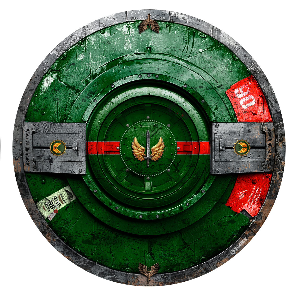 Gabarits d'objectifs /  target templates - inspiration Dark Angel for WARHAMMER 40000 ® Compatible