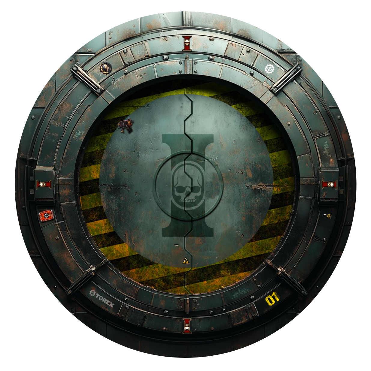 Gabarits d'objectifs /  target templates - Inspiration Agents Impériaux for WARHAMMER 40000 ® Compatible