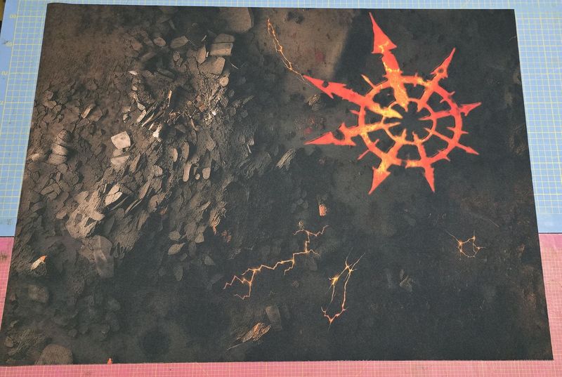 Battlemat CHAOS, 22"x30", compatible Warcry® et Kill Team®