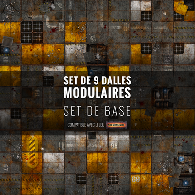 9 TILE SET FOR NECROMUNDA® - BASE SET
