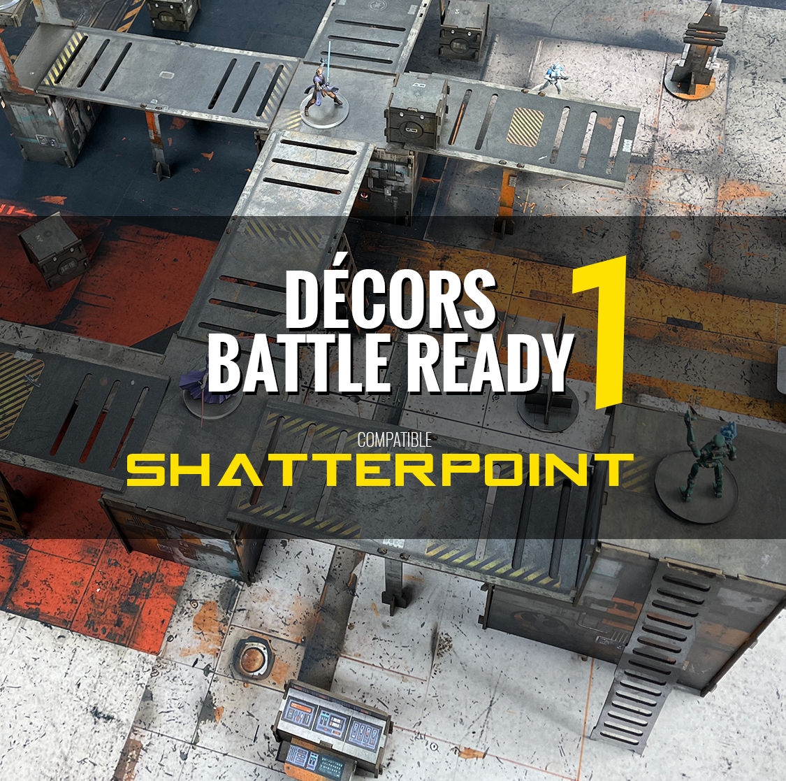 Décors Battle Ready - Table complète Shatterpoint 1 - Bas fond