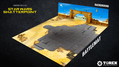 Battlemat Mos Eisley (Compatible Star Wars Shatterpoint)