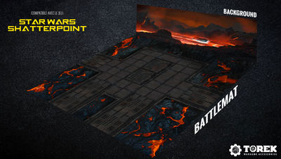 Battlemat Mustafar (Compatible Star Wars Shatterpoint)