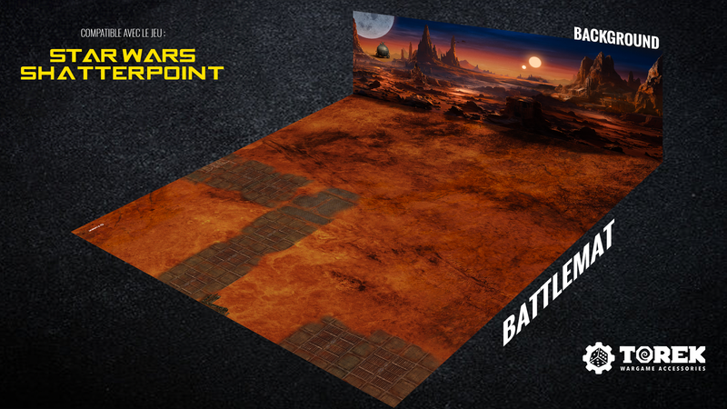 Battlemat Geonosis (Compatible Star Wars Shatterpoint®)