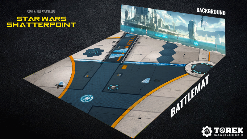 Battlemat Republic City (Compatible Star Wars Shatterpoint)
