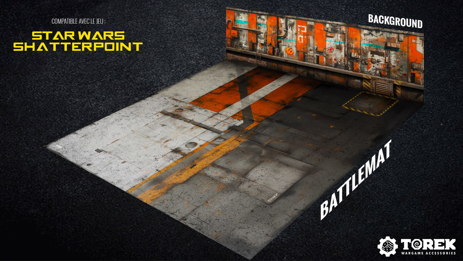 Battlemat Bas Fond (Compatible Star Wars Shatterpoint) - Saison 2024