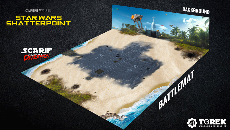 Battlemat Scarif Diversion (Compatible Star Wars Shatterpoint)