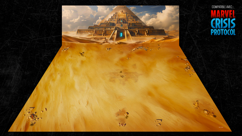Battlemat En Sabah Nur - Apocalypse (Compatible Marvel Crisis Protocol)