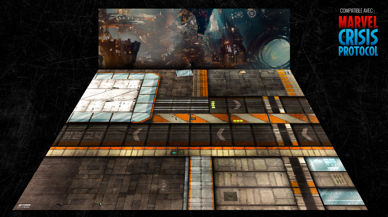 Battlemat Another galaxy (Compatible Marvel Crisis Protocol)