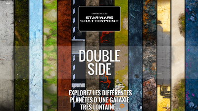 Battlemat double sided  (Compatible Star Wars Shatterpoint)