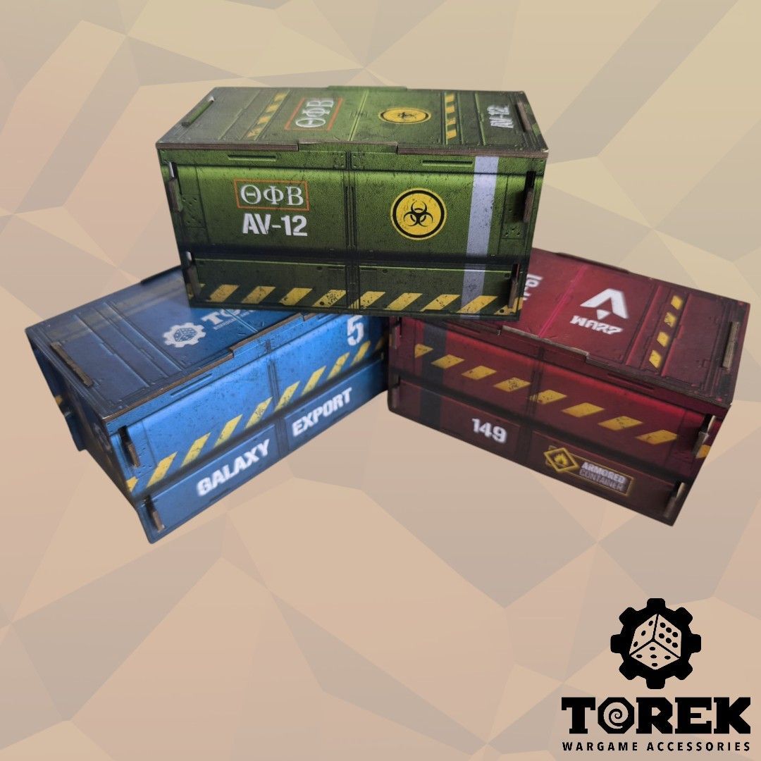 Décors Battle Ready - 3X Container