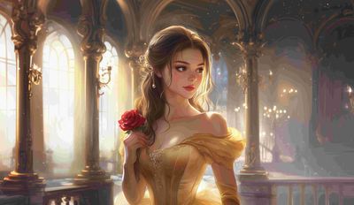 PLAYMAT  inspired by Belle LORCANA