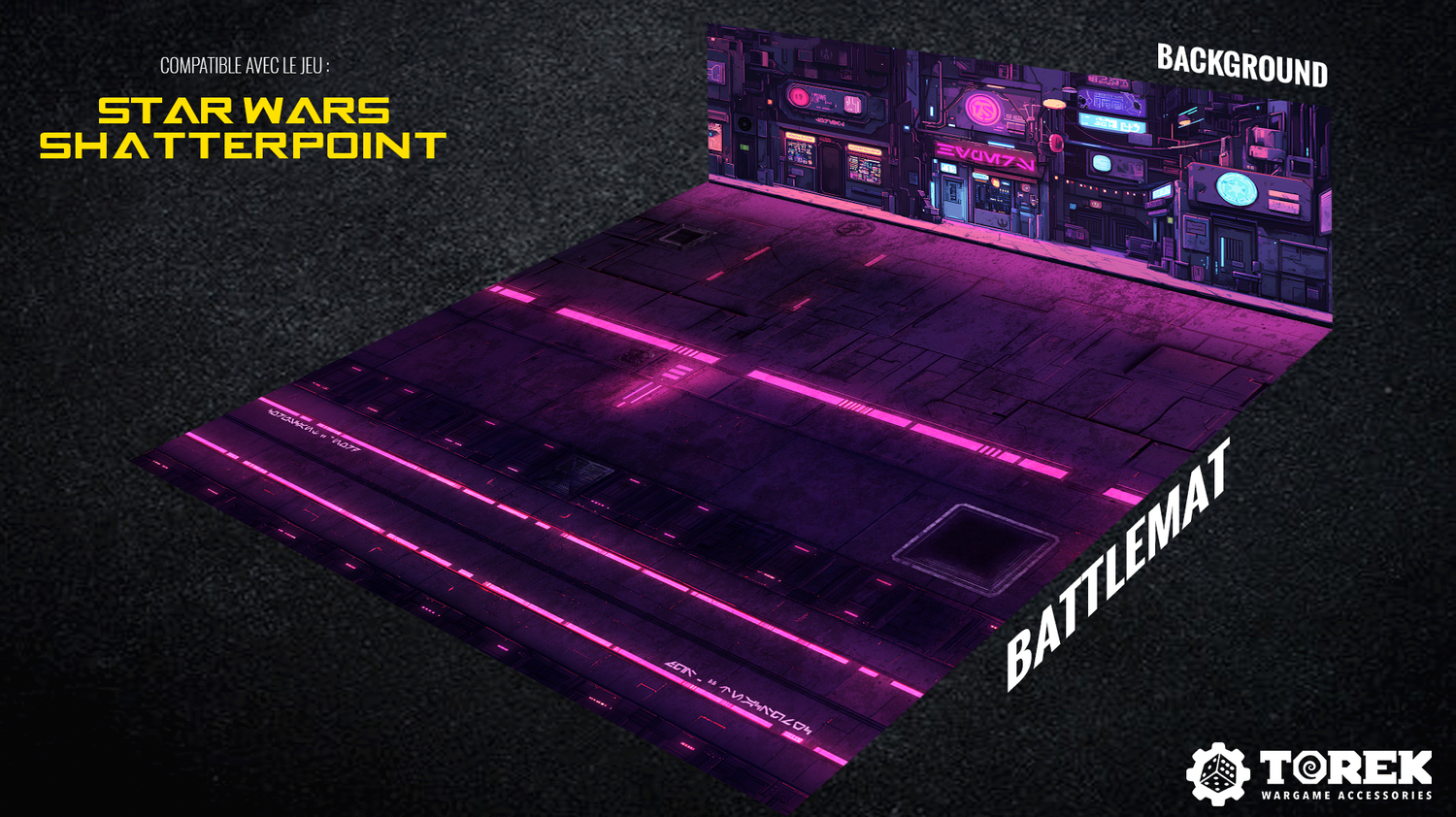 Battlemat Coruscant (Compatible Star Wars Shatterpoint®)