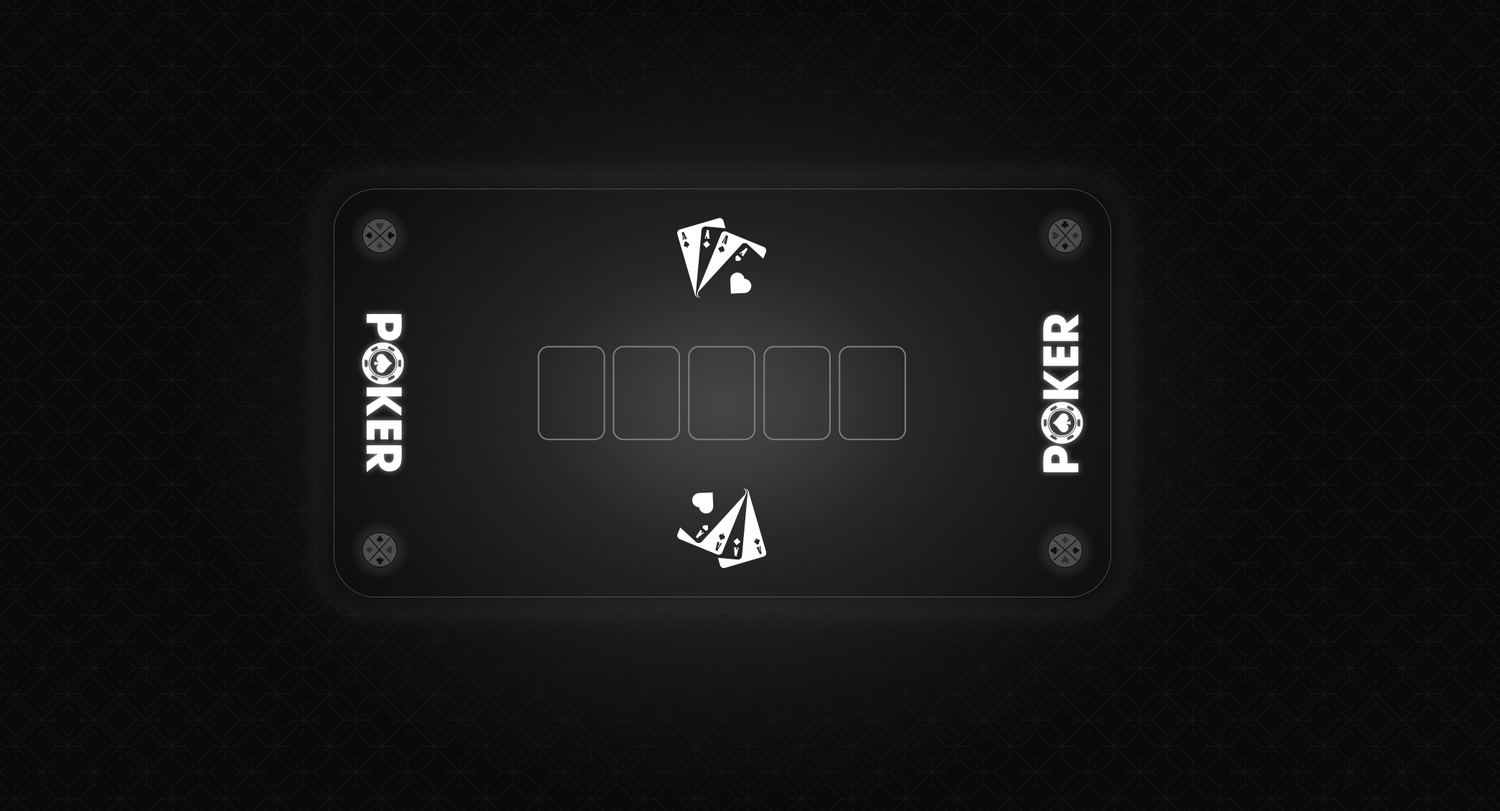 Tapis Poker noir 140cm/75cm