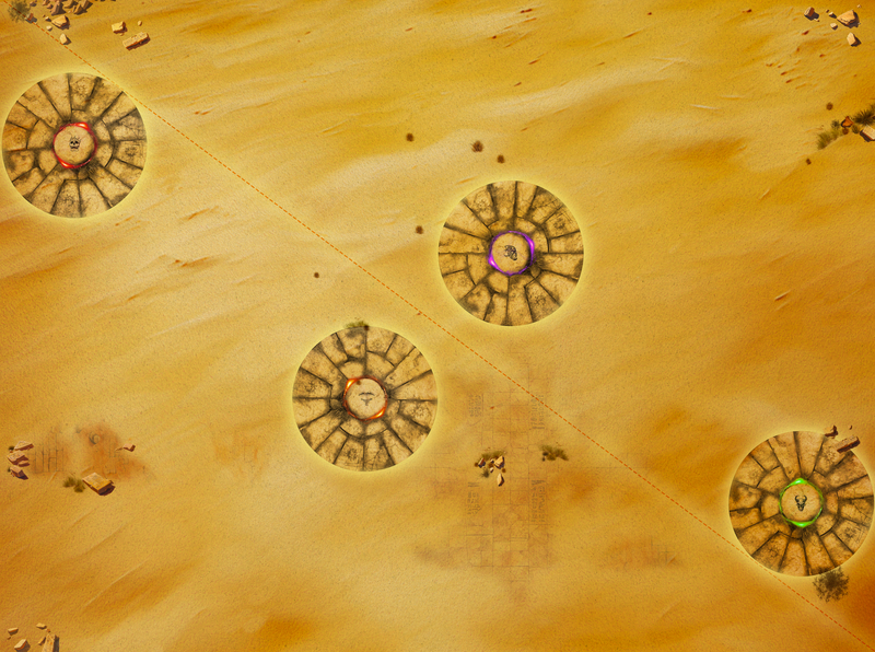 Battlemat FER DE LANCE - Age of Sigmar - Inspiration Sand