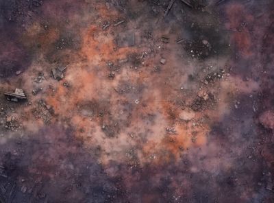 Battlemat for Kill Team®- Ruines monde ruche (KillTeam)