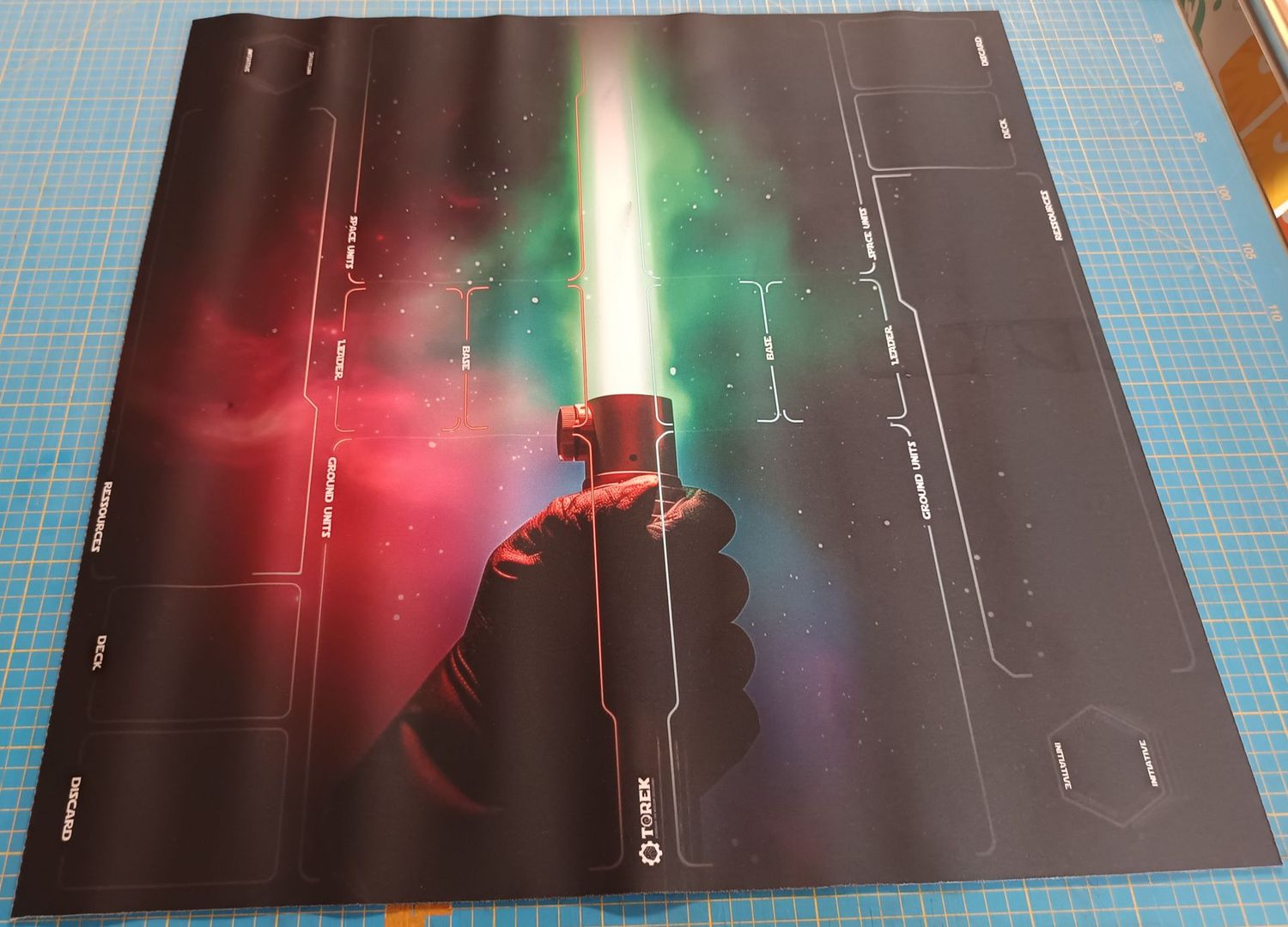 Playmat Light Saber Star Wars Unlimited compatible 2 players