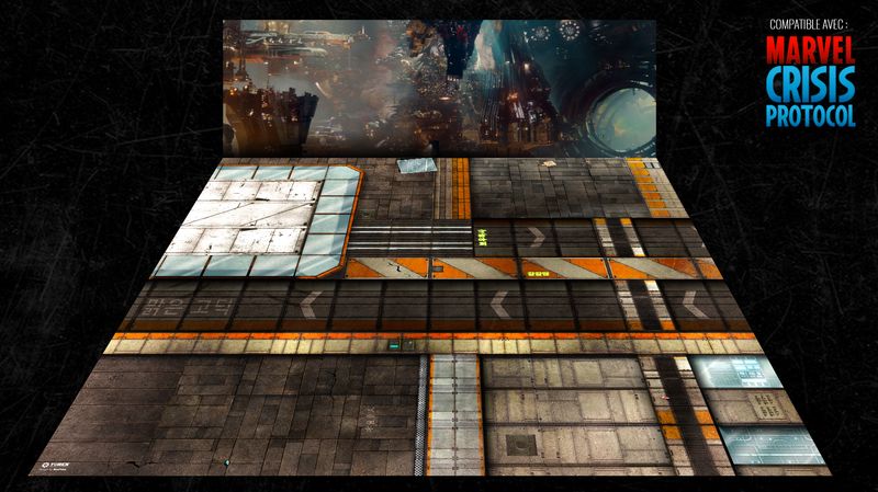 Battlemat Another galaxy (Marvel Crisis Protocol)