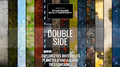 Battlemat double sided  (Compatible Star Wars Shatterpoint)