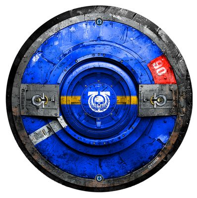 Gabarits d'objectifs /  target templates - inspiration Ultra Marines for WARHAMMER 40000 ® Compatible