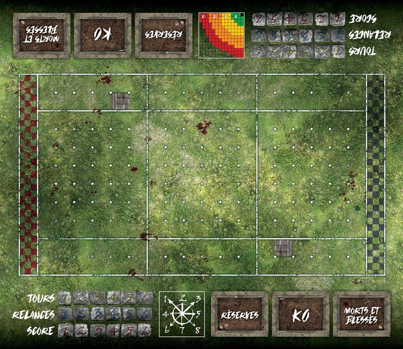 Terrain pour Blood Bowl ® compatible Sevens (7s)