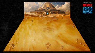 Battlemat En Sabah Nur - Apocalypse (Compatible Marvel Crisis Protocol®)