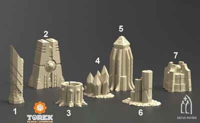 Tomb World Small elements
