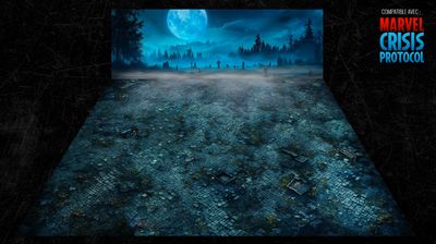 Battlemat Werewolf (Compatible avec Marvel Crisis Protocol)