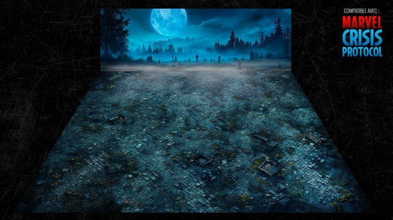Battlemat Werewolf (Compatible avec Marvel Crisis Protocol)