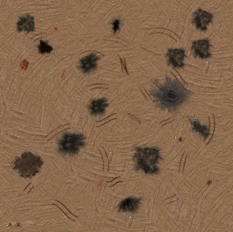 Battlemat Gaslands Arena 2 explosion