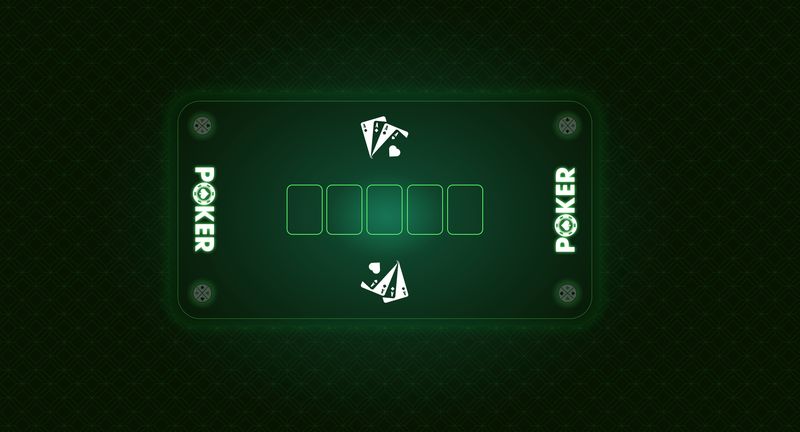 Tapis Poker vert 140cm/75cm