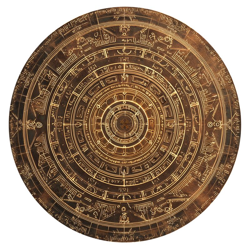 Gabarits d'objectifs /  target templates - Générique Bronze for WARHAMMER The Old World ® Compatible