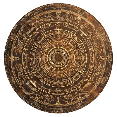 Gabarits d'objectifs /  target templates - Générique Bronze for WARHAMMER The Old World ® Compatible
