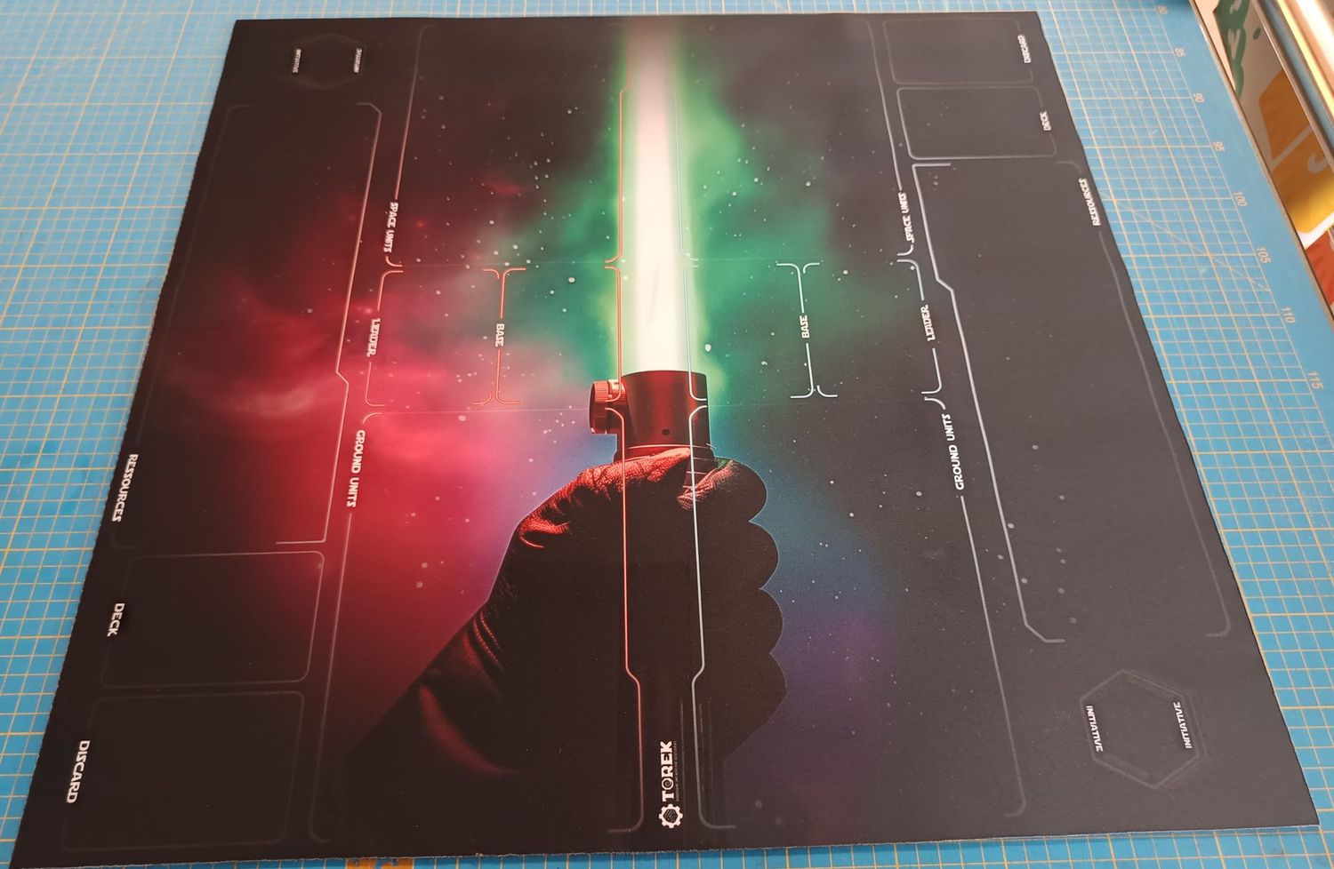 Playmat Light Saber Star Wars Unlimited compatible 2 players