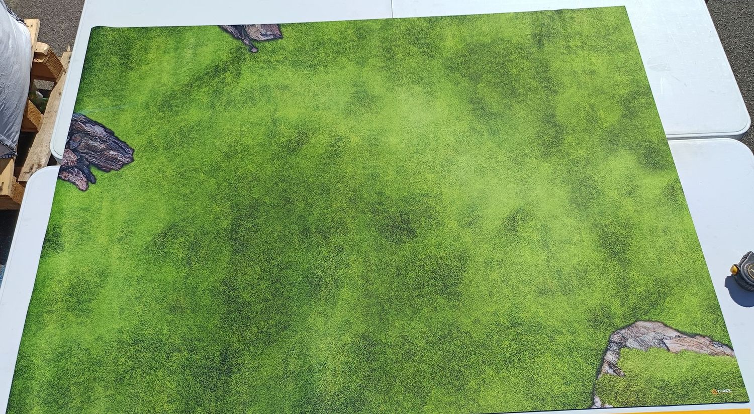 Battlemat Plaine Herbe Pierre 60"/44" sans marquage avec défaut 25-07