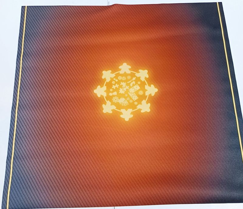 Tapis Meeple néon Jaune 60 cm/60 cm AVEC DÉFAUT 31-07 Tapis Meeple néon Jaune 60 cm/60 cm AVEC DÉFAUT 31-07