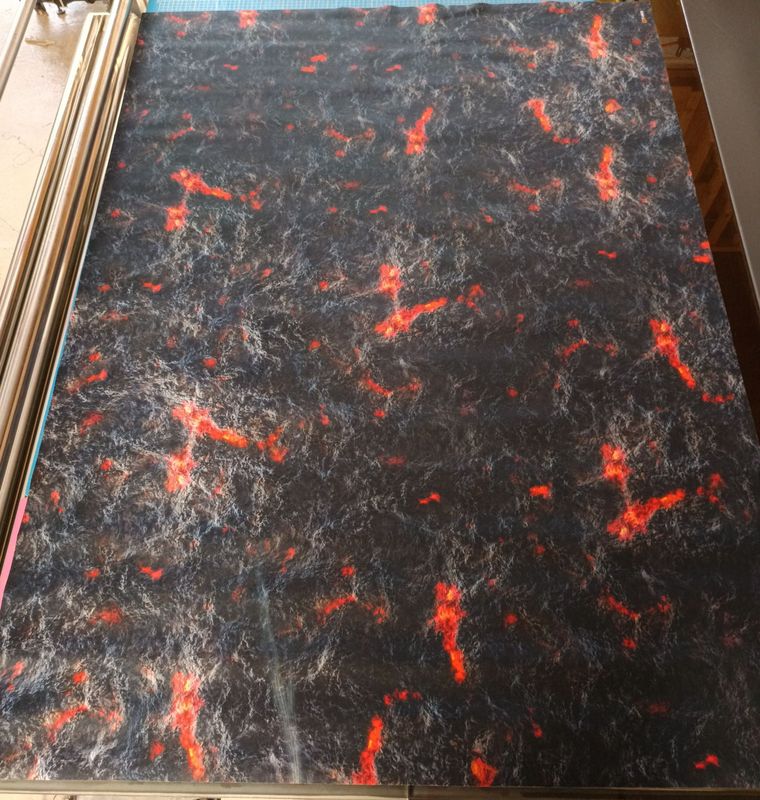 Battlemat Plaine de cendres 60"/44" sans marquage défaut 43-07