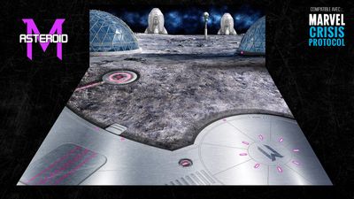 Battlemat Asteroid M (Compatible Marvel Crisis Protocol®)