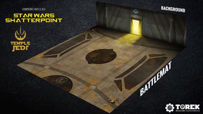 Battlemat Temple Jedi (Compatible Star Wars Shatterpoint®)