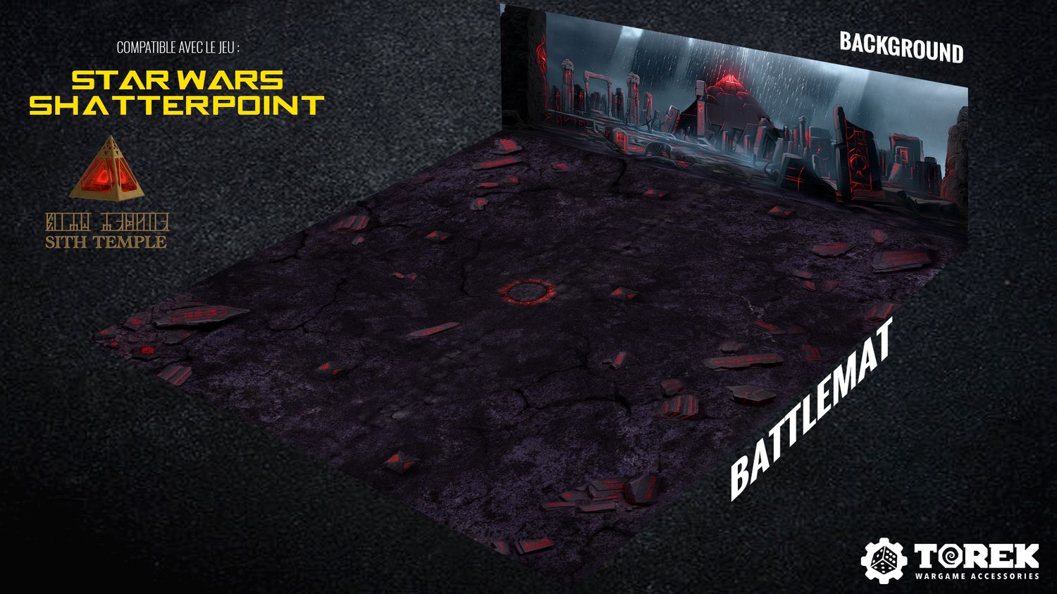 Battlemat Temple Sith (Compatible Star Wars Shatterpoint®)