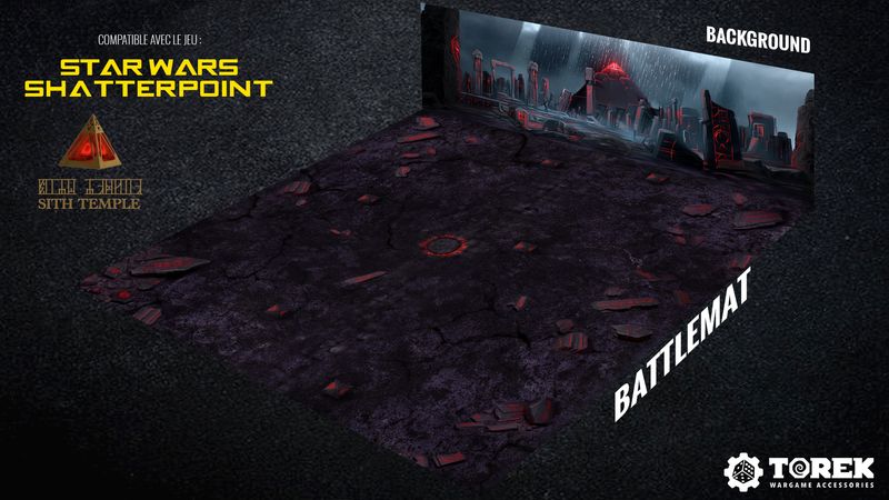 Battlemat Temple Sith (Compatible Star Wars Shatterpoint®)