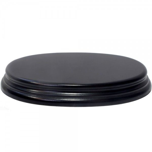 Ovale 17,5x11,5 x2,5 cm Noir