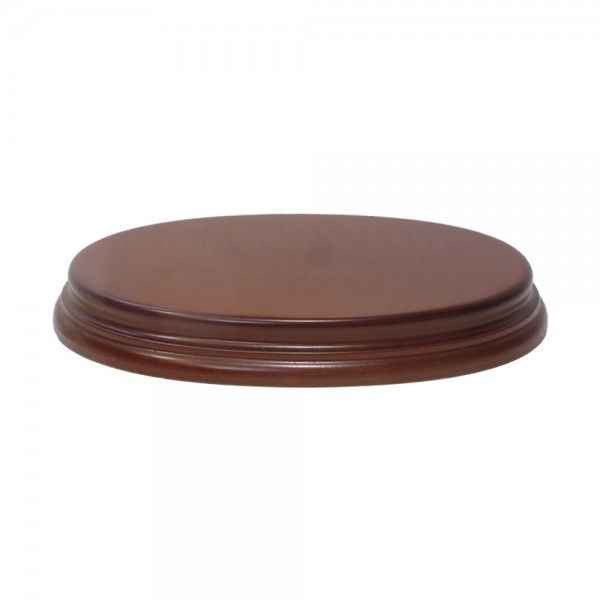Ovale 17,5x11,5 x2,5 cm Noisette