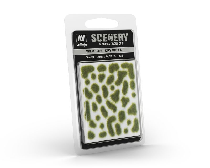 Wild Tuft - Dry Green -Vert Sec 2mm