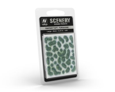 Fantasy Tuft - Turquoise 6mm Fantasy Tuft - Turquoise 6mm