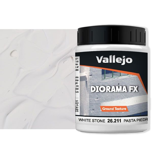 White Stone Paste  - Pierre artif, Blanche - 200ml